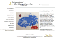 Desktop Screenshot of internationalartacquisitions.com