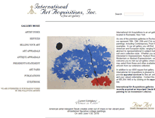 Tablet Screenshot of internationalartacquisitions.com